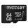 Patriot Flash-Card LX Series - MicroSDXC UHS-I - 64 GB