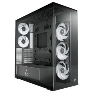 ARCTIC Gehäuse Xtender Black Clear - Midi - Schwarz