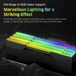 KLEVV RAM CRAS V RGB Obsidian Black - 32 GB (2 x 16 GB Kit) - DDR5 6400 UDIMM CL32