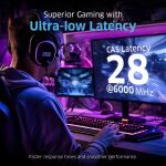 KLEVV RAM - 32 GB (2 x 16 GB Kit) - DDR5 6000 UDIMM CL28