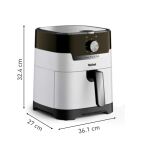 Tefal Easy Fry & Grill EY501A Einzelbild 4,2 l Eigenständig 1550 W Heißluftfritteuse Schwarz, Edelstahl
