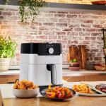 Tefal Easy Fry & Grill EY501A Einzelbild 4,2 l Eigenständig 1550 W Heißluftfritteuse Schwarz, Edelstahl