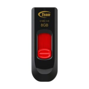 Team Group USB-Stick C145 - USB 3.2 Gen 1 - 8 GB - Schwarz/Rot