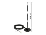 Delock GSM Antenne SMA Stecker 7 dBi starr...