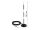 Delock GSM Antenne SMA Stecker 7 dBi starr omnidirektional mit magnetischem Standfuß und Anschlusskabel RG-58 3 m outdoor schwarz