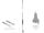 Delock TETRA BOS Antenne 380 - 410 MHz M6 Innengewinde 2,5 dBi 51,8 cm omnidirektional starr Schraubmontage outdoor schwarz