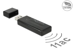 Delock USB Dualband WLAN ac/a/b/g/n Stick 867 + 300 Mbps