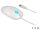 Delock Optische 3-Tasten LED Maus USB Typ-A weiß