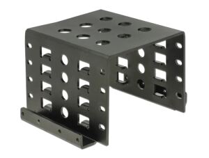 Delock Einbaurahmen 4 x 2.5″ zu 3.5″ schwarz