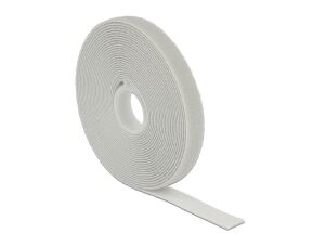 Delock Klettband auf Rolle L 5 m x B 13 mm grau