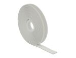 Delock Klettband auf Rolle L 5 m x B 13 mm grau
