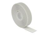 Delock Klettband auf Rolle L 3 m x B 20 mm grau