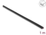 Delock PVC Kantenschutz selbstklebend geriffelt 25 x 25 mm - Länge 1 m schwarz