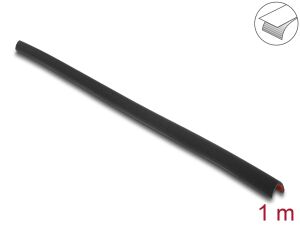 Delock PVC Kantenschutz selbstklebend geriffelt 35 x 35 mm - Länge 1 m schwarz