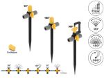 Delock Sprinklerset mit 90°, 180° und 360° Sprühdüsen