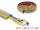 Delock Kabelkanal PVC flexibel 40 x 11 mm - Länge 2 m grau / gelb