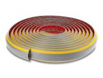 Delock Kabelkanal PVC flexibel 40 x 11 mm - Länge 5 m grau / gelb