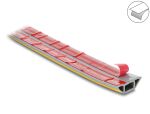Delock Kabelkanal PVC flexibel 40 x 11 mm - Länge 5 m grau / gelb