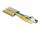 Delock Kabelkanal PVC flexibel 40 x 11 mm - Länge 5 m grau / gelb