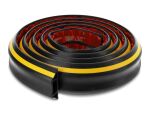 Delock Kabelkanal PVC flexibel 50 x 14 mm - Länge 2 m schwarz / gelb