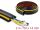 Delock Kabelkanal PVC flexibel 50 x 14 mm - Länge 2 m schwarz / gelb