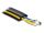 Delock Kabelkanal PVC flexibel 50 x 14 mm - Länge 2 m schwarz / gelb