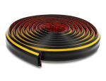 Delock Kabelkanal PVC flexibel 50 x 14 mm - Länge 5 m schwarz / gelb
