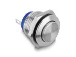Delock Drucktaster zum Einbau 16 mm 2 x Lötanschluss Taster tastend hoch