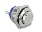 Delock Drucktaster zum Einbau 16 mm 2 x Lötanschluss Taster sehr hoch