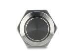 Delock Drucktaster zum Einbau 16 mm 2 x Lötanschluss Taster sehr hoch