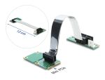 Delock Riser Karte Mini PCI Express > PCI Express x1 links gerichtet