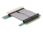 Delock Riser Karte PCI 32-Bit > PCI 32-Bit mit flexiblem Kabel 7 cm links gerichtet