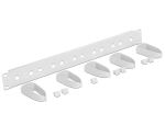 Delock 19″ Kabelmanagement Panel universal grau