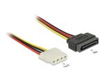 Delock Stromkabel SATA 15 Pin Stecker > 4 Pin Buchse 100 cm