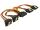Delock Kabel SATA 15 Pin Strom Stecker mit Einrastfunktion > SATA 15 Pin Strom Buchse 2 x gerade / 2 x unten 15 cm