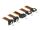 Delock Kabel SATA 15 Pin Strom Stecker mit Einrastfunktion > SATA 15 Pin Strom Buchse 2 x gerade / 2 x unten 30 cm