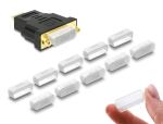 Delock Staubschutz für DVI Buchse 10 Stück transparent