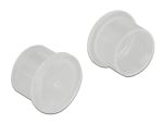 Delock Staubschutz für SMA Stecker 10 Stück transparent
