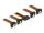 Delock Kabel SATA 15 Pin Strom Stecker mit Einrastfunktion > SATA 15 Pin Strom Buchse 4 x unten 15 cm