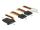 Delock Stromkabel SATA 15 Pin Stecker > 3 x SATA Buchse + 1 x Molex 4 Pin Buchse 20 cm (PCB)
