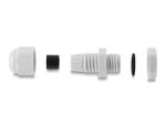 Delock Kabelverschraubung M12 x 1,5 mm 10 Stück grau