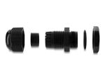 Delock Kabelverschraubung M18 x 1,5 mm 10 Stück schwarz