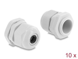 Delock Kabelverschraubung M22 x 1,5 mm 10 Stück grau