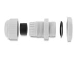 Delock Kabelverschraubung M22 x 1,5 mm 10 Stück grau