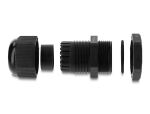 Delock Kabelverschraubung M24 x 1,5 mm 10 Stück schwarz