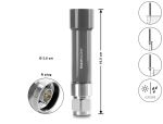 Navilock GNSS Antenne N Stecker 18 dB aktiv outdoor grau 10 cm
