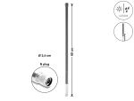 Delock WiFi 5800 MHz Antenne N Stecker 10 dBi omnidirektional starr outdoor grau 60 cm