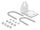 Delock 4G Antenne SMA Stecker 2 - 3 dBi starr omnidirektional Wand- und Mastmontage outdoor grau 25 cm