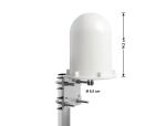 Delock 5G LTE Antenne N Buchse 3 - 5 dBi starr omnidirektional Wand- und Mastmontage outdoor weiß 14,2 cm