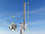 Delock 5G LTE Antenne N Buchse 3,5 - 6,0 dBi omnidirektional starr outdoor grau 30 cm